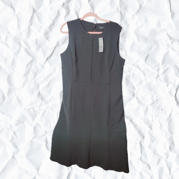 Ann Taylor Dresses & Skirts - NWT Ann Taylor Size 16P Sheath Black Sleeveless Lined Classic Business Party